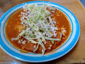 Enchiladas at Pura Vida Vegan Tacos in Antwerpen