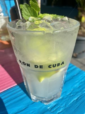 Virgin mojito  at Pura Vida Vegan Tacos in Antwerpen