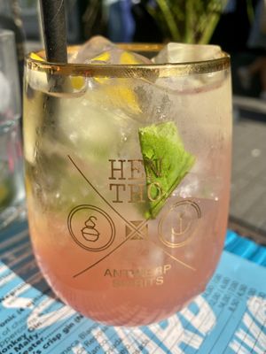 Home made iced tea  at Pura Vida Vegan Tacos in Antwerpen