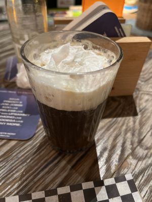 Irish coffee   at Pura Vida Vegan Tacos in Antwerpen