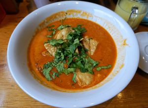 Lentil Soup at Pura Vida Vegan Tacos in Antwerpen