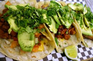 Tacos Mix at Pura Vida Vegan Tacos in Antwerpen