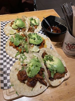 Tacos  at Pura Vida Vegan Tacos in Antwerpen