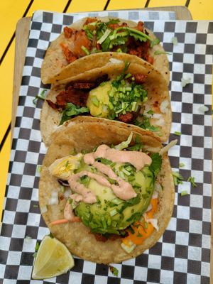 Vegan tacos at Pura Vida Vegan Tacos in Antwerpen