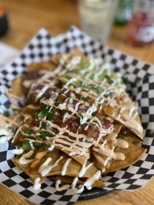 Loaded nachos   at Pura Vida Vegan Tacos in Antwerpen