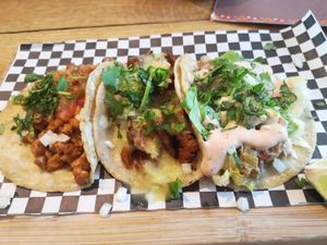 Tacos at Pura Vida Vegan Tacos in Antwerpen