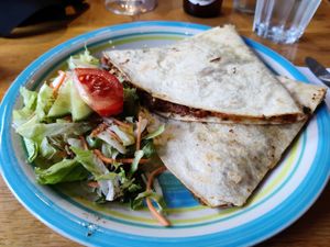 Gringa with tempeh at Pura Vida Vegan Tacos in Antwerpen