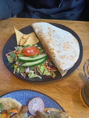 Gringa Chicharron at Pura Vida Vegan Tacos in Antwerpen