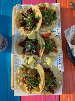 Three Tacos x2 at Pura Vida Vegan Tacos in Antwerpen