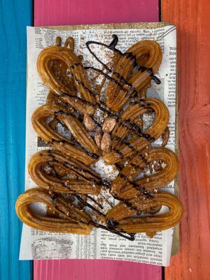 Churros  at Pura Vida Vegan Tacos in Antwerpen