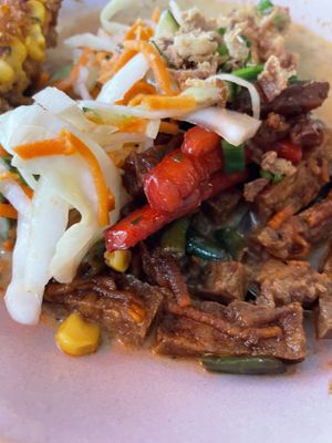 Kraut und tempeh   at Asien Shop in Cologne