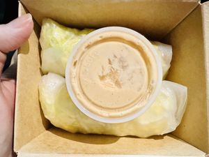 Fresh Spring Roll ($6.95) 2022.JAN26 #Veganuary at The Vegan Joint in Woodland Hills