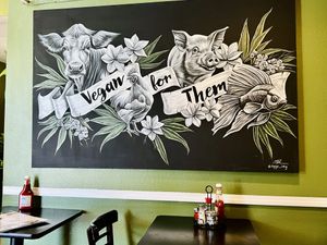   at The Vegan Joint in Woodland Hills