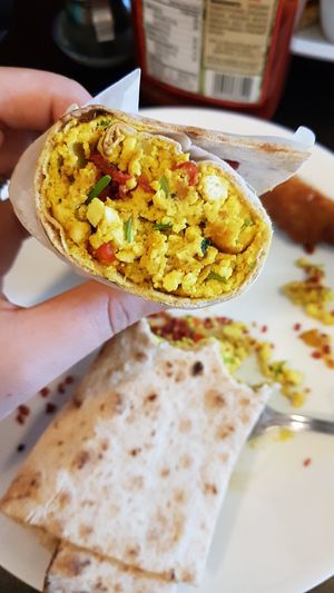 Burrito at The Vegan Joint in Woodland Hills