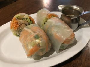 Fresh Rolls at The Vegan Joint in Woodland Hills