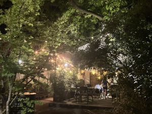 Outside tables  at The Birra in San Vittore Olona