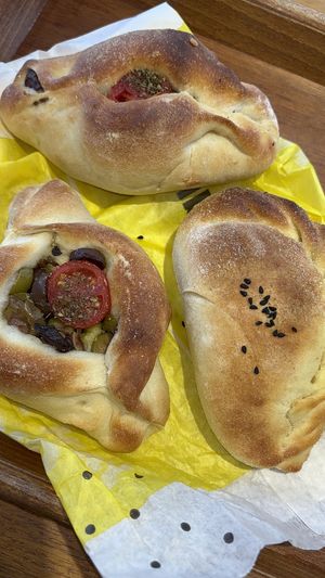 Vegan pastries (really good )  at Albeta Mediterranean Bakery in Thessaloniki