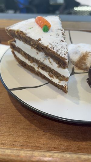 Vegan carrot cakee  at Albeta Mediterranean Bakery in Thessaloniki