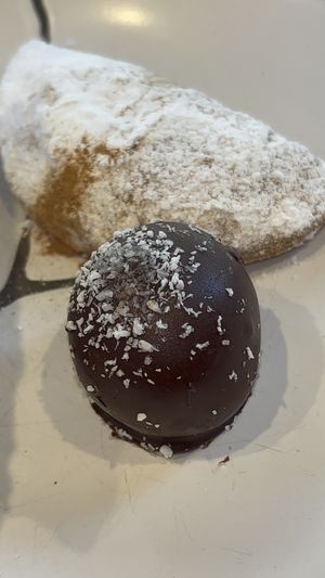 Pastries (loved the chocolate)  at Albeta Mediterranean Bakery in Thessaloniki