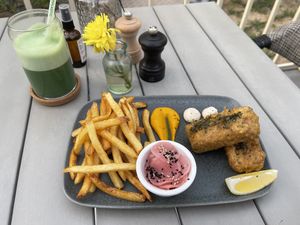 Tofish and Chips   at Planet Terra in Dubai