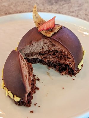 The chocolate truffle dome at Planet Terra in Dubai