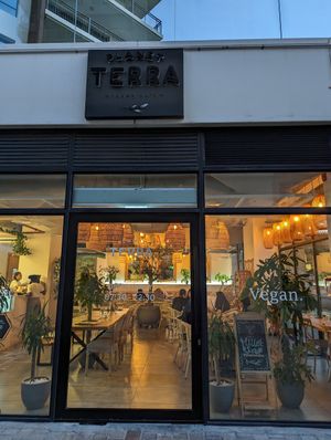 Really nice interior. There's also an outdoor space. at Planet Terra in Dubai