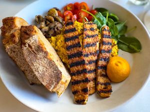 The big breakfast  at Planet Terra in Dubai