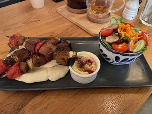 Tempeh Skewers   at Planet Terra in Dubai