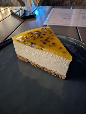 Cheese cake with cashew & coconut cream  at Planet Terra in Dubai