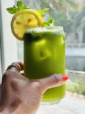 Mint lemonade- really fresh and yummyy  at Planet Terra in Dubai