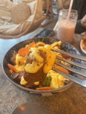 Katsu salad  at Planet Terra in Dubai