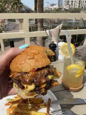The Signature: best burger ever  at Planet Terra in Dubai