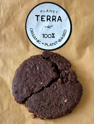 Hazelnut biscuit  at Planet Terra in Dubai