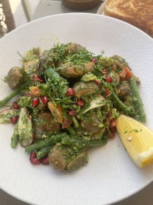 Potato saladd  at Planet Terra in Dubai