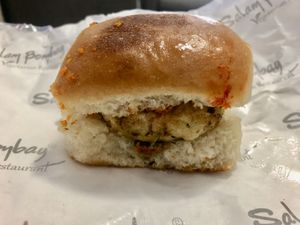 Patties pav  at Salam Bombay in Abu Dhabi