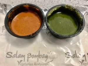 Condiments   at Salam Bombay in Abu Dhabi