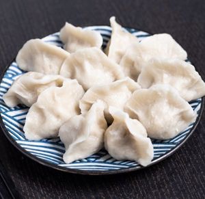 Steamed dumplings   at Dumpling Capital in Santa Clara