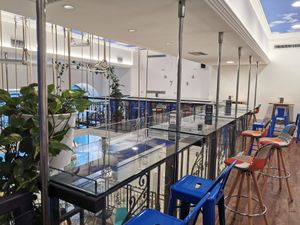 Open area upstairs at Gelatarium in Florence