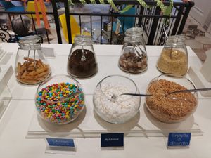 Toppings at Gelatarium in Florence