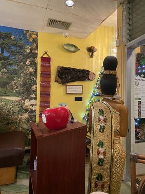 View from our table.  at Tina's Garden Gourmet Cafe in Hilo