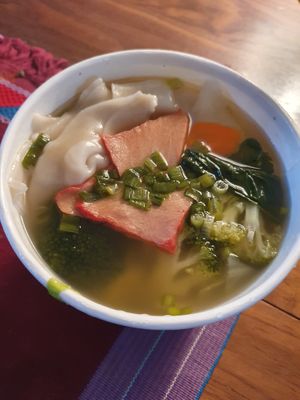 Won Ton Soup at Loving Hut - Sunset District in San Francisco