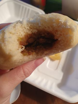 Bbq Steam bun at Loving Hut - Sunset District in San Francisco