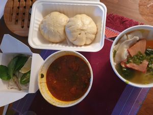 Our meal  at Loving Hut - Sunset District in San Francisco