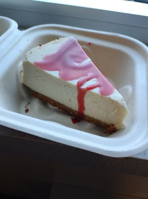 vegan cheesecake!!! at Loving Hut - Sunset District in San Francisco