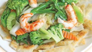 Crispy Chow Fun at Loving Hut - Sunset District in San Francisco