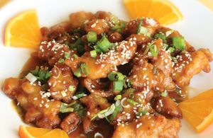 Orange Sesame Bites at Loving Hut - Sunset District in San Francisco