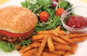 Champion Burger at Loving Hut - Sunset District in San Francisco