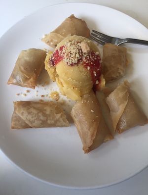 Banana rolls   at Loving Hut - Sunset District in San Francisco