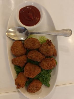 golden nuggets at Loving Hut - Sunset District in San Francisco