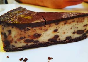 Mint chocolate cheesecake at Loving Hut - Sunset District in San Francisco